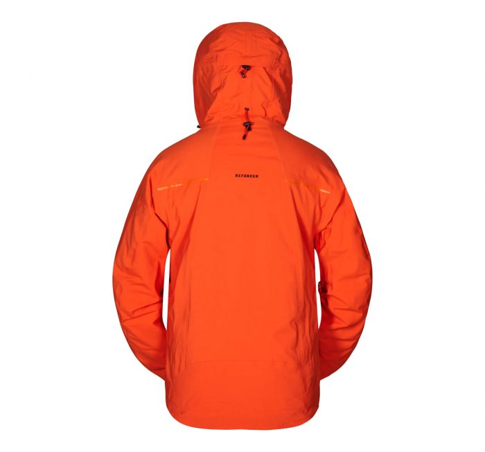 chaqueta de esqui naranja hombre