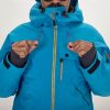 chaqueta de esquí azul