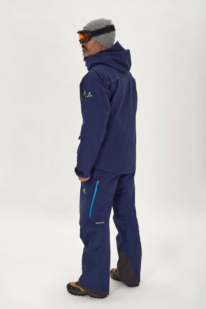 ropa ski hombre azul marino