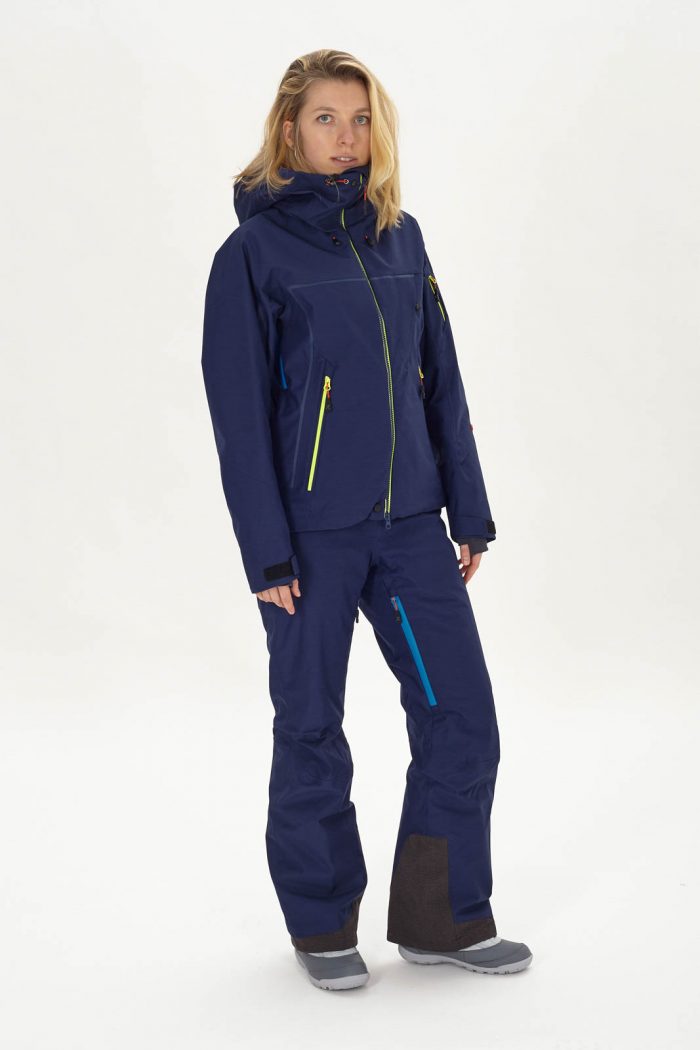 conjunto azul marino ski mujer