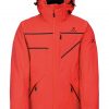 chaqueta roja esquí hombre