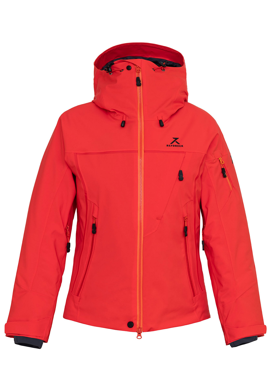 chaqueta-esqui-mujer-reforcer-advancer-roja-frente.jpg