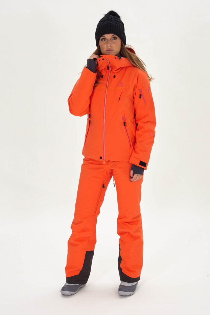 chaqueta advancer naranja